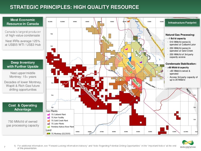 August 2019 Corporate Presentation – Seven Generations Energy Ltd – slide 7