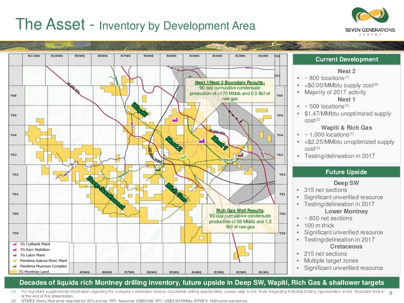 September 2017 Investor Presentation – Seven Generations Energy Ltd – slide 9