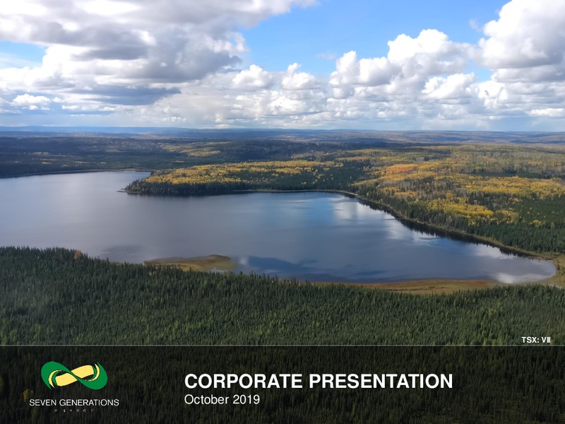 October 2019 Corporate Presentation – Seven Generations Energy Ltd – slide 1