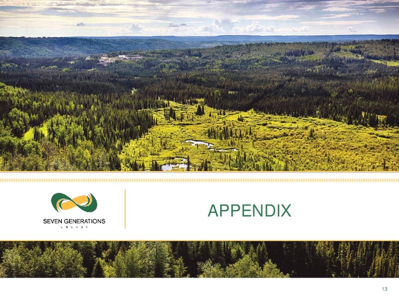 October 2017 Corporate Presentation – Seven Generations Energy Ltd – slide 13
