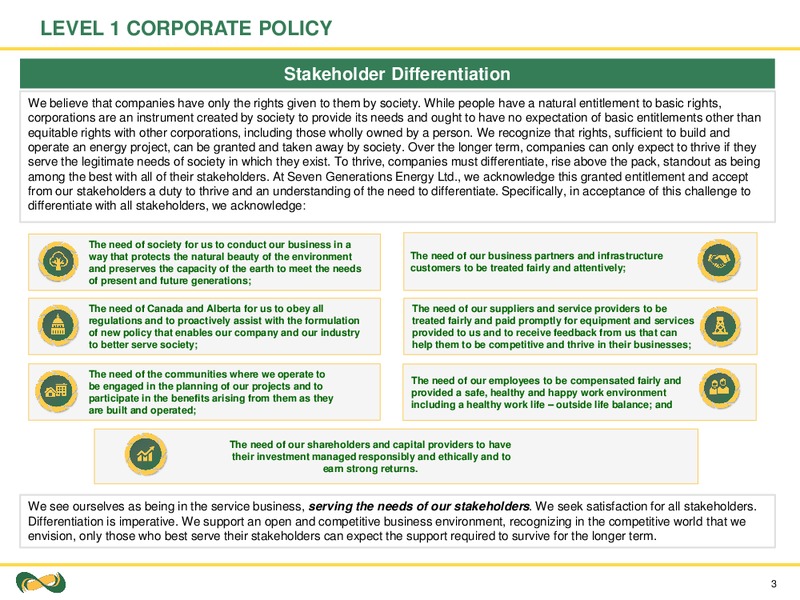 October 2018 Corporate Presentation – Seven Generations Energy Ltd – slide 3