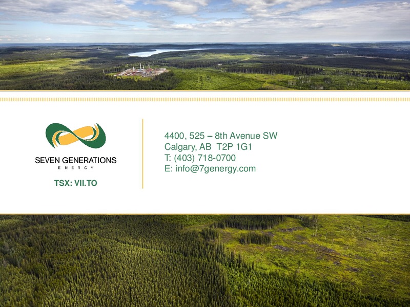 Q3 2017 Presentation – Seven Generations Energy Ltd – slide 29