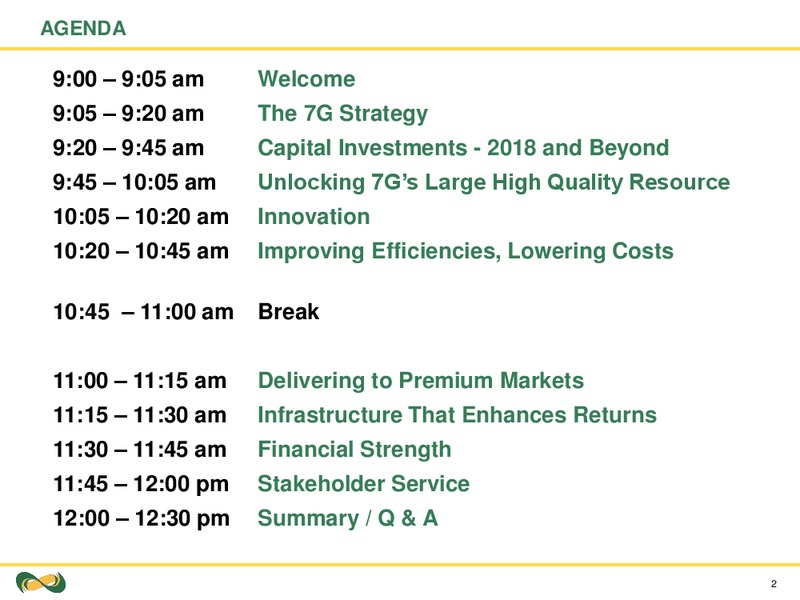 Investor Day 2017 – Seven Generations Energy Ltd – slide 2