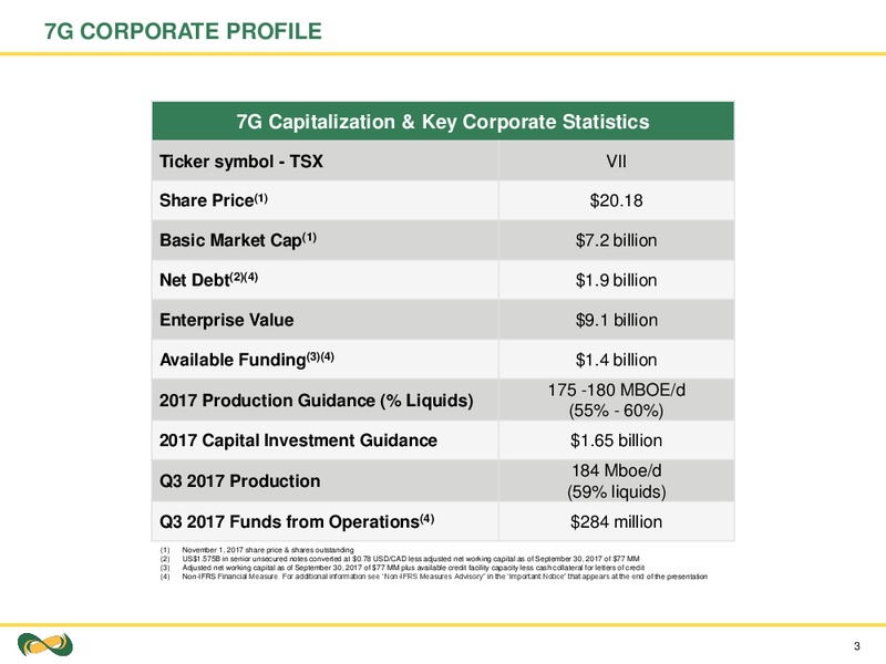 Investor Day 2017 – Seven Generations Energy Ltd – slide 3