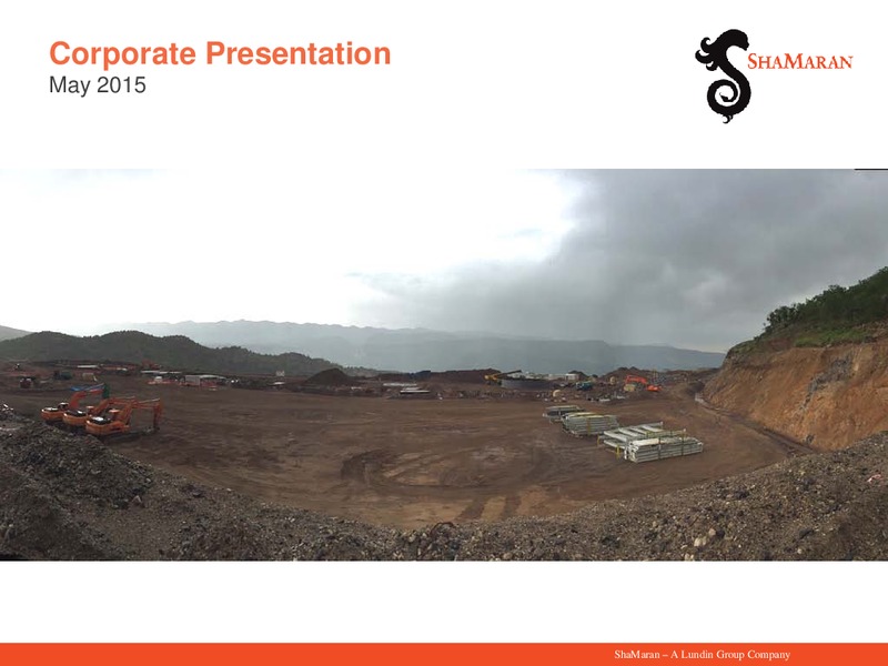 May 2015 Corporate Presentation – Shamaran Petroleum – slide 1