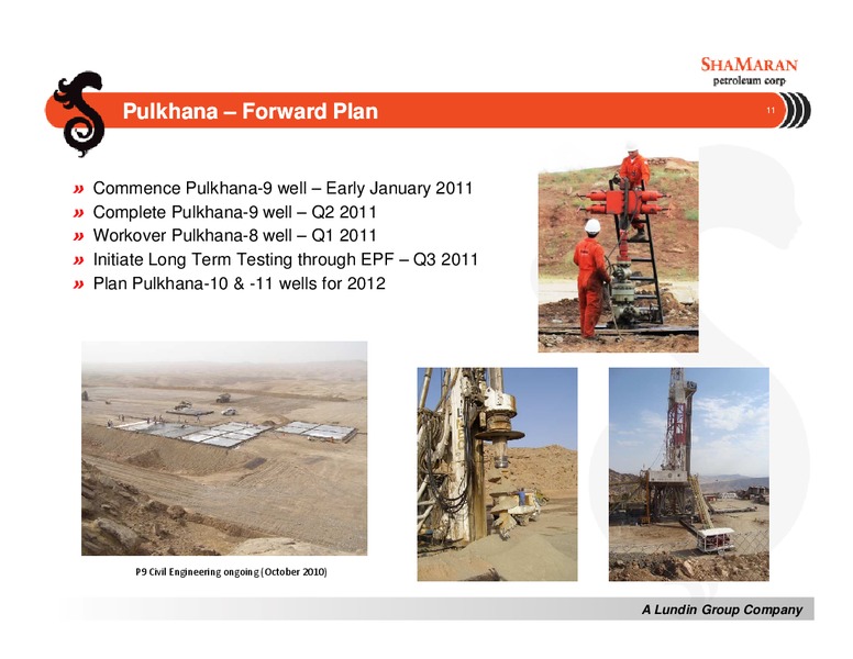 CANACCORD GENUITY GLOBAL ENERGY CONFERENCE – Shamaran Petroleum – slide 11
