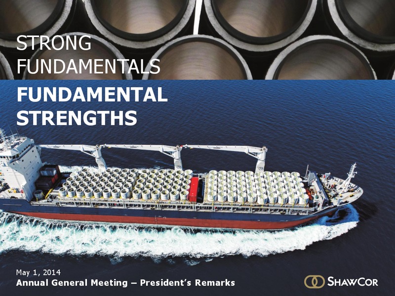 MAY 2014 ANNUAL GENERAL MEETING – Shawcor Ltd. – slide 19
