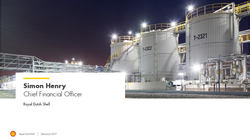 4Q 2016 Results – Shell – slide 11