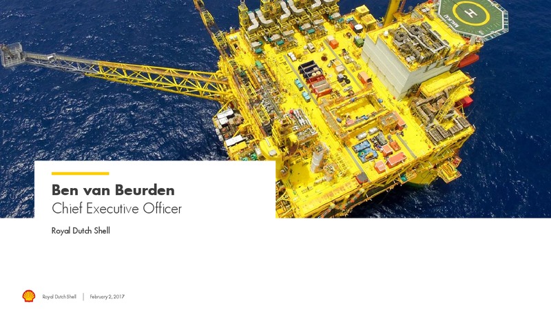 4Q 2016 Results – Shell – slide 26