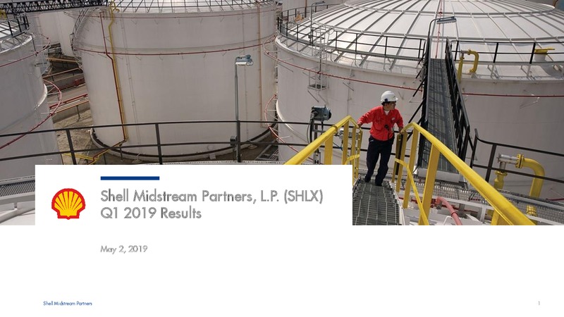 1Q 2019 Earnings Presentation – Shell Midstream Partners Lp – slide 1