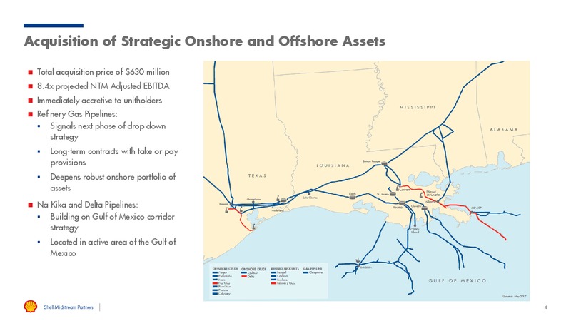 May 2017 First Quarter Results – Shell Midstream Partners Lp – slide 3