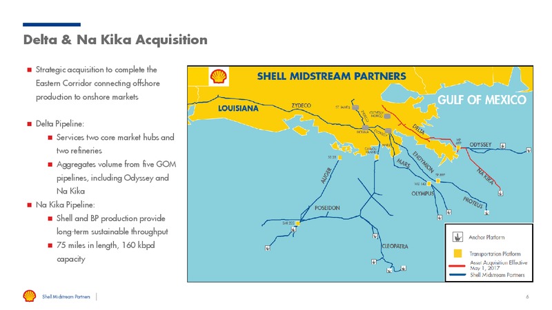 May 2017 First Quarter Results – Shell Midstream Partners Lp – slide 5