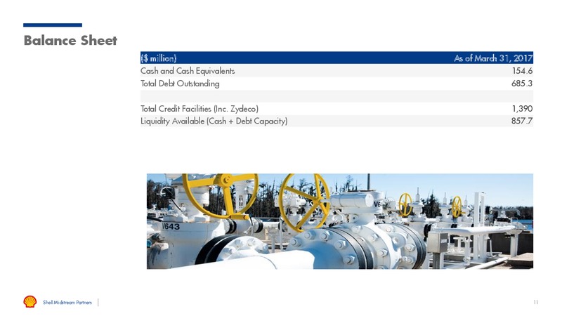 May 2017 First Quarter Results – Shell Midstream Partners Lp – slide 10