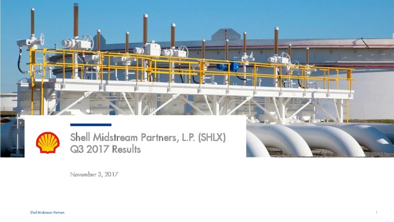 Q3 2017 Presentation – Shell Midstream Partners Lp – slide 1