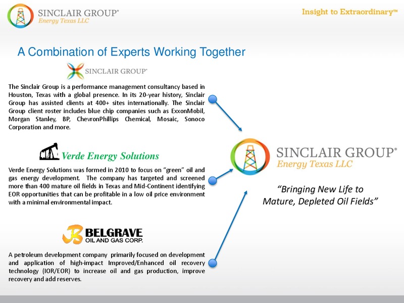 EnerCom The Oil and Gas Conference – Sinclair Group – slide 3