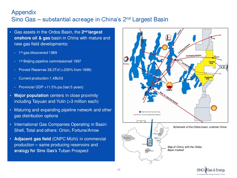 MAY 2010 ANNUAL GENERAL MEETING – Sino Gas and Energy – slide 14
