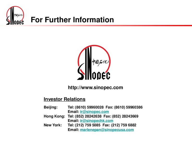 Q1 2014 Results Announcement – Sinopec – slide 14