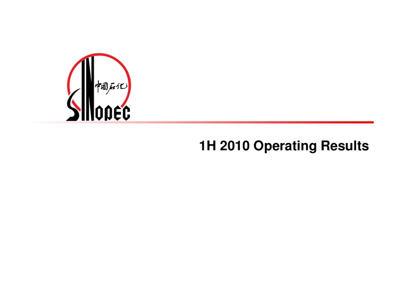 2010 INTERIM RESULTS – Sinopec – slide 10