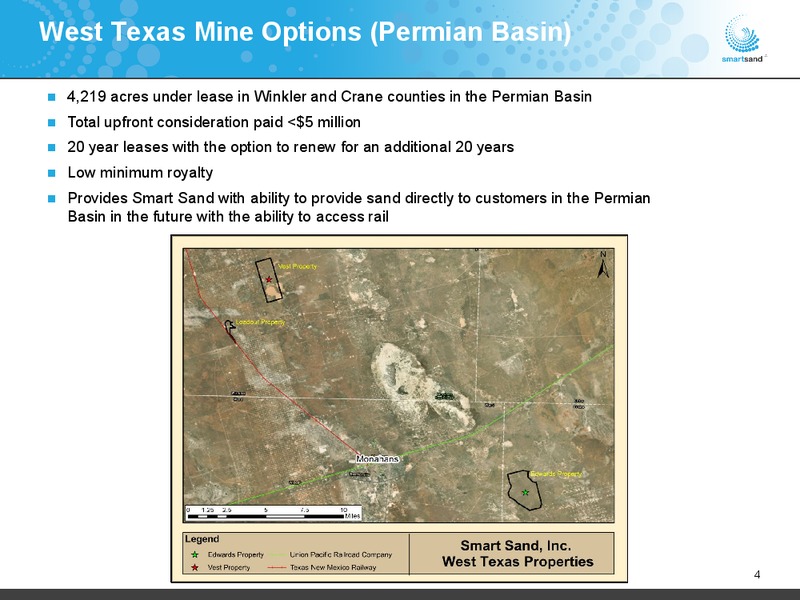 Credit Suisse Energy Conference – Smart Sand Inc – slide 3