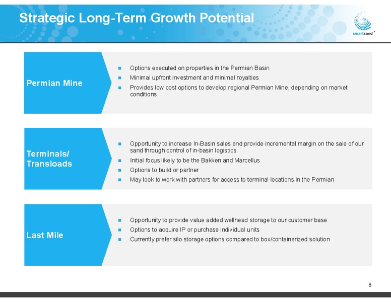 Credit Suisse 2018 Energy Summit – Smart Sand Inc – slide 7