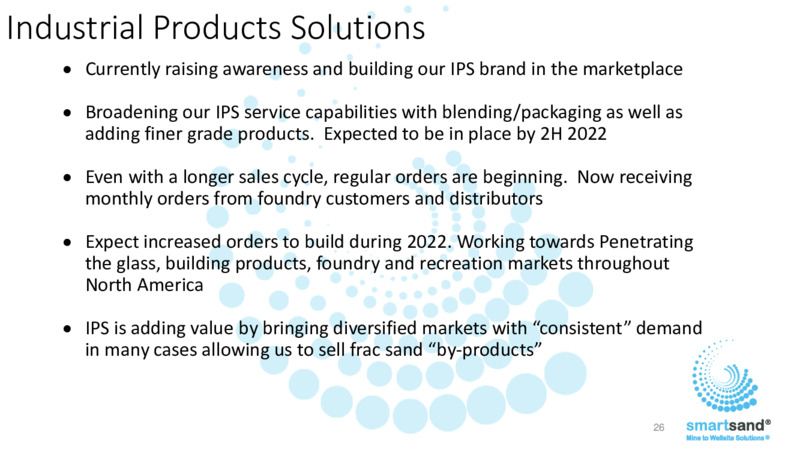 Investor Presentation March 2022 – Smart Sand Inc – slide 24