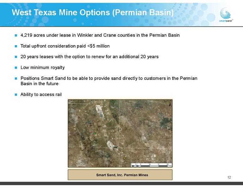 May 2018 Investor Presentation – Smart Sand Inc – slide 12