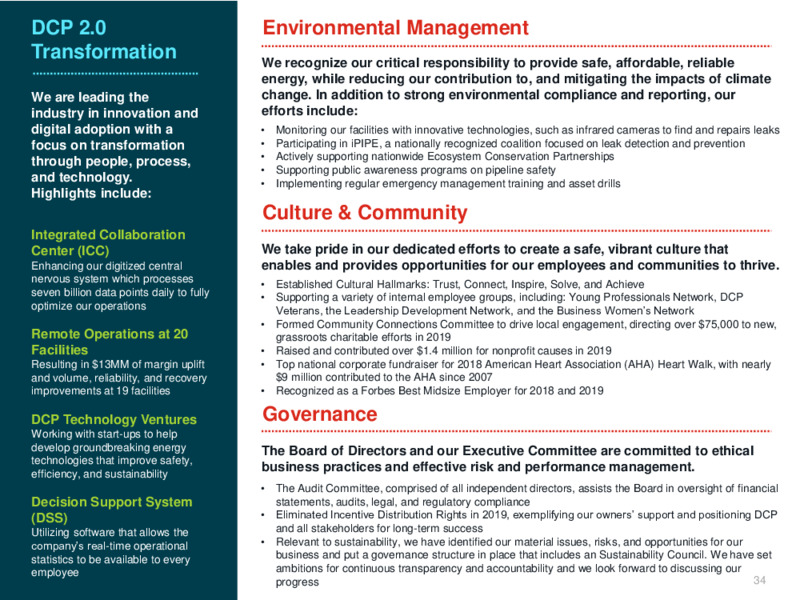 NYSE Energy and Utilities Investor Access Day Presentation – DCP Midstream LP – slide 33