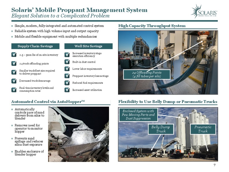January 2020 Investor Presentation – Solaris Oilfield Infrastructure, Inc. – slide 6