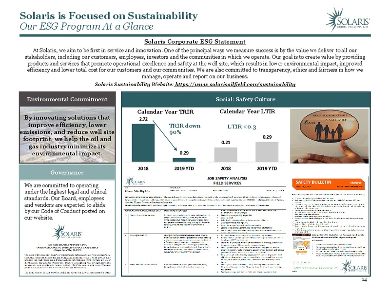 January 2020 Investor Presentation – Solaris Oilfield Infrastructure, Inc. – slide 13