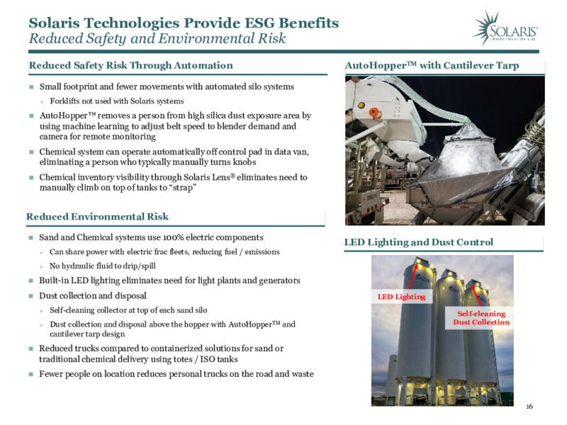 June 2020 Investor Presentation – Solaris Oilfield Infrastructure, Inc. – slide 15