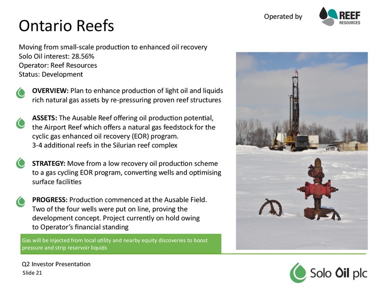 Q2 2015 Investor Presentation – Solo Oil Plc – slide 20