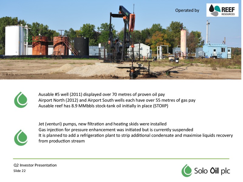 Q2 2015 Investor Presentation – Solo Oil Plc – slide 21