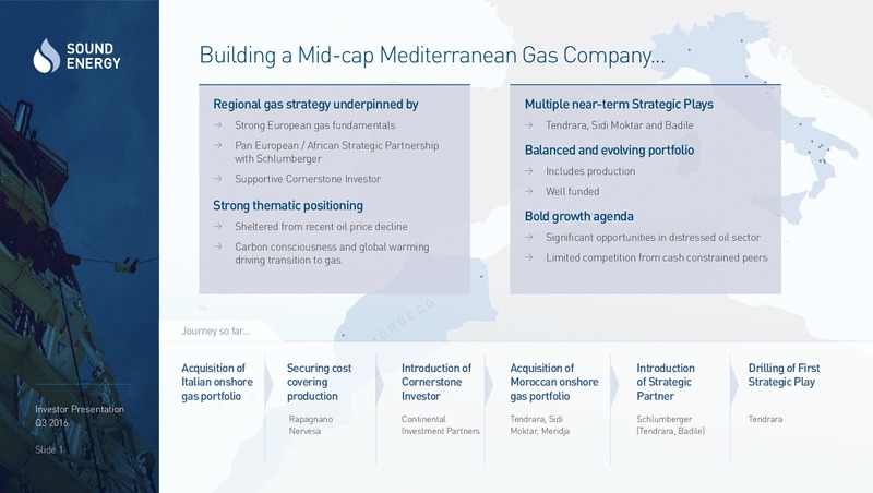 Q3 2016 Investor Presentation – Sound Energy Co Inc – slide 2