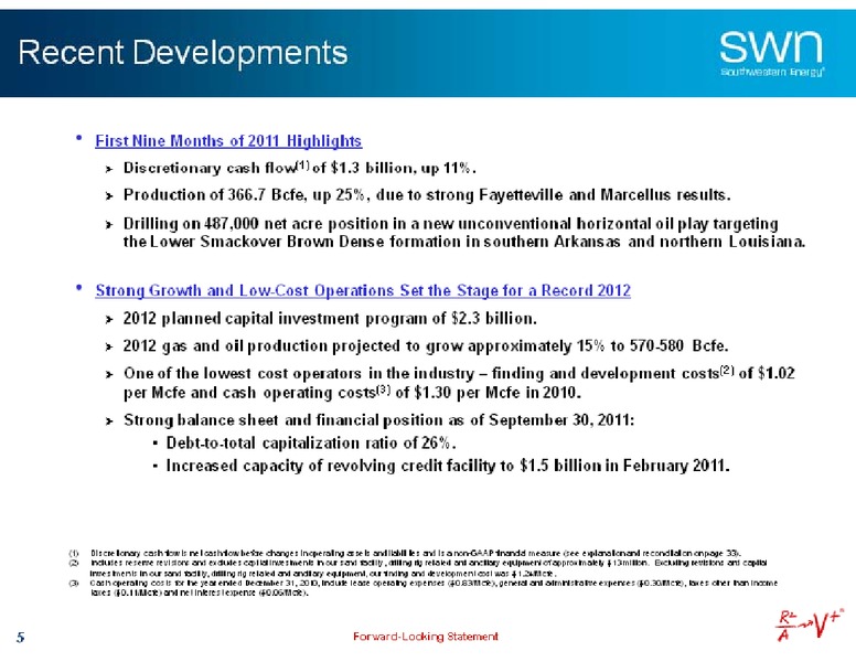 Credit Suisse Energy Summit – Southwestern Energy Co. – slide 5