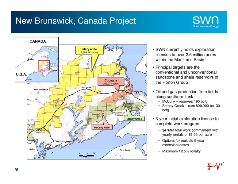 Q1 2010 Earnings Call – Southwestern Energy Co. – slide 10