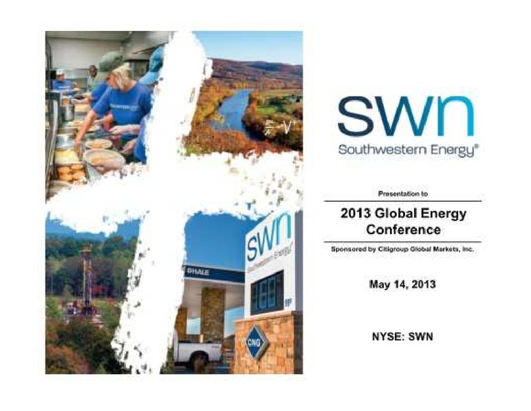 Citis Global Energy and Utilities Conference – Southwestern Energy Co. – slide 1