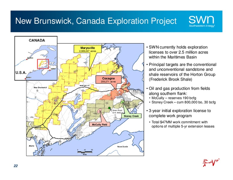 The Enercom Oil and Gas Conference – Southwestern Energy Co. – slide 22