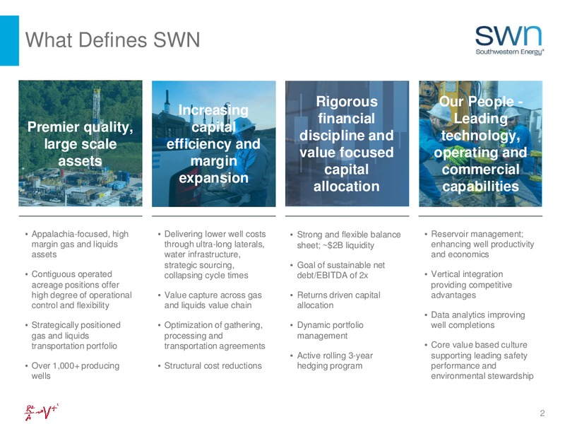 CREDIT SUISSE ENERGY SUMMIT – Southwestern Energy Co. – slide 2