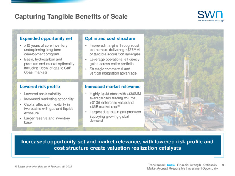 4Q 2021 Earnings Presentation – Southwestern Energy Co. – slide 6