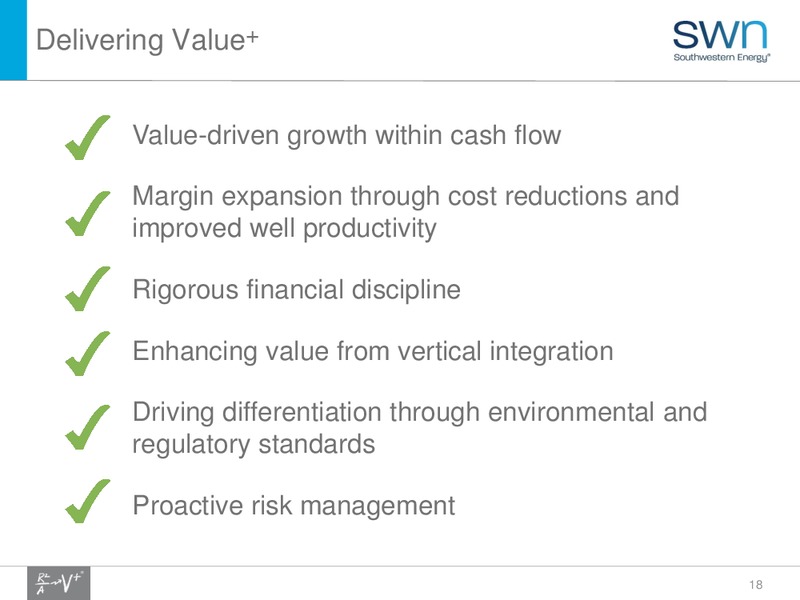 1Q 2017 Update – Southwestern Energy Co. – slide 18