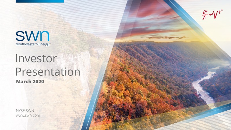 4Q 2019 Earnings Presentation – Southwestern Energy Co. – slide 1