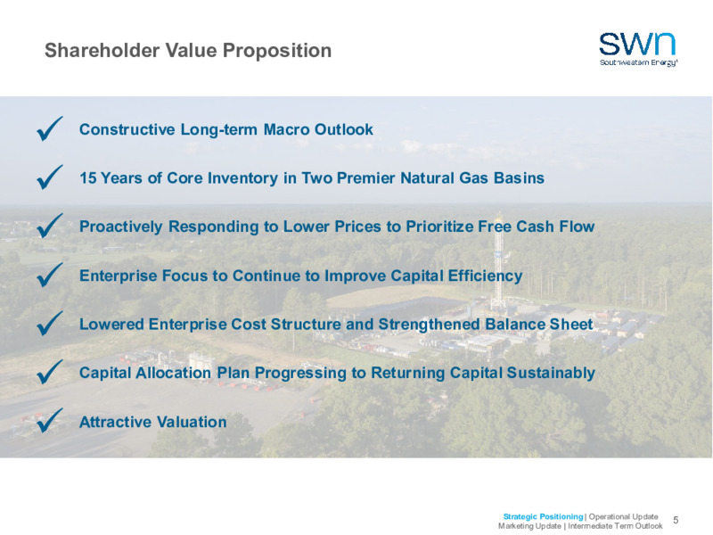 2023 Company Outlook – Southwestern Energy Co. – slide 3