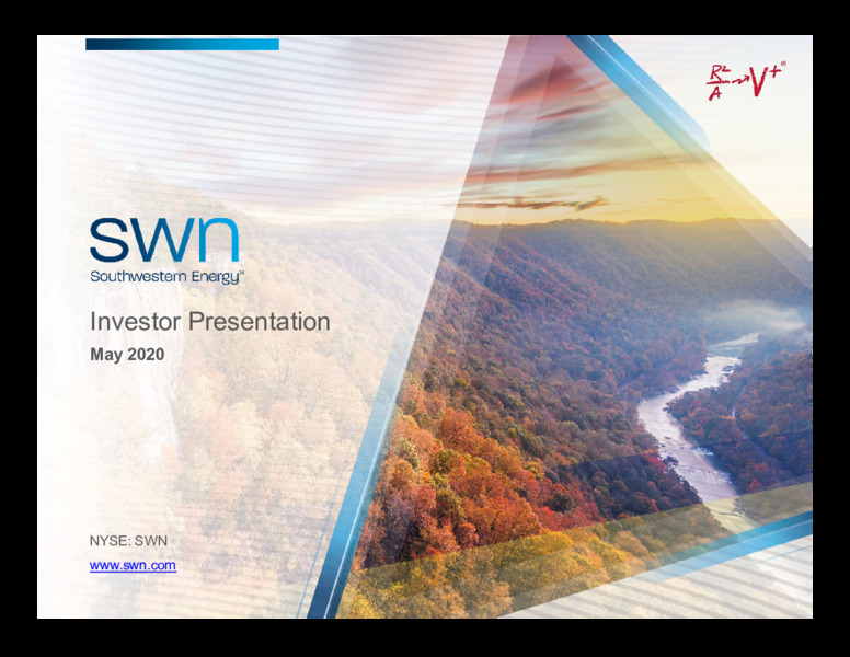 First Quarter 2020 – Southwestern Energy Co. – slide 1