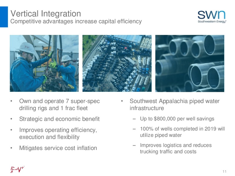 August 2019 Investor Update – Southwestern Energy Co. – slide 11