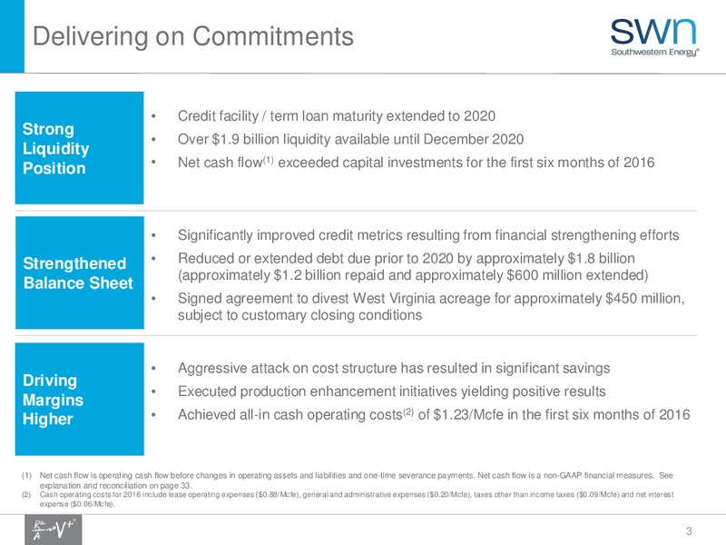 Enercom The Oil Gas Conference 2016 – Southwestern Energy Co. – slide 3