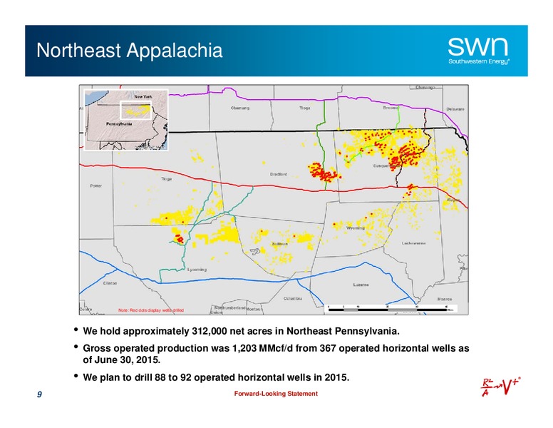 October 2015 Investor Presentation – Southwestern Energy Co. – slide 9