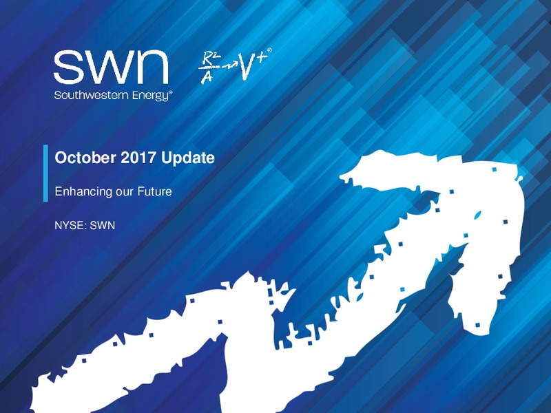 Q3 2017 Update – Southwestern Energy Co. – slide 1