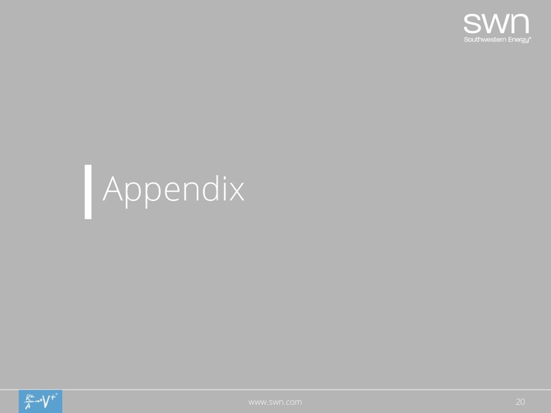 2016 IPAA Oil and Gas Symposium – Southwestern Energy Co. – slide 19