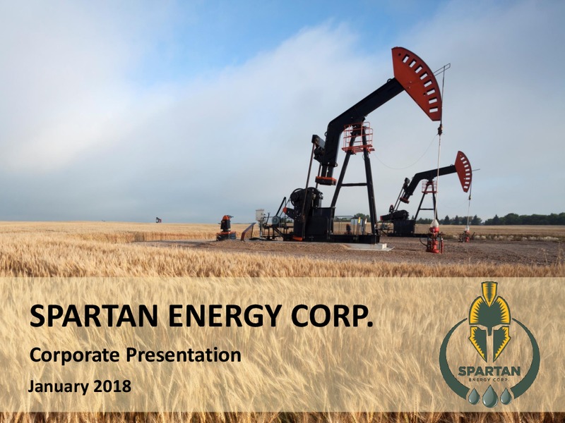 January 2018 Corporate Presentation – Spartan Energy Corp. – slide 1