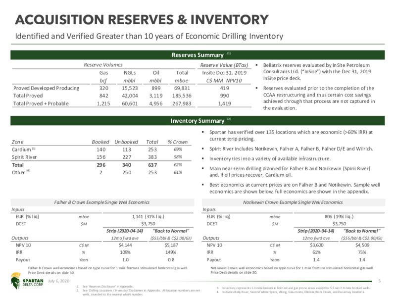 July 2020 Investor Presentation – Spartan Energy Corp. – slide 5